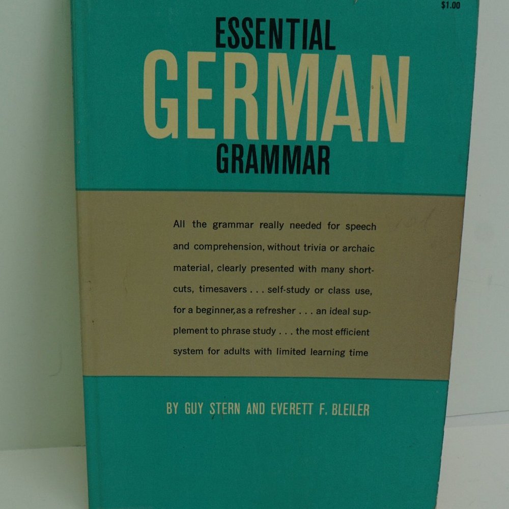 Essential German Grammar by Guy Stern and Everett F. Bleiler - Picture 2 of 5